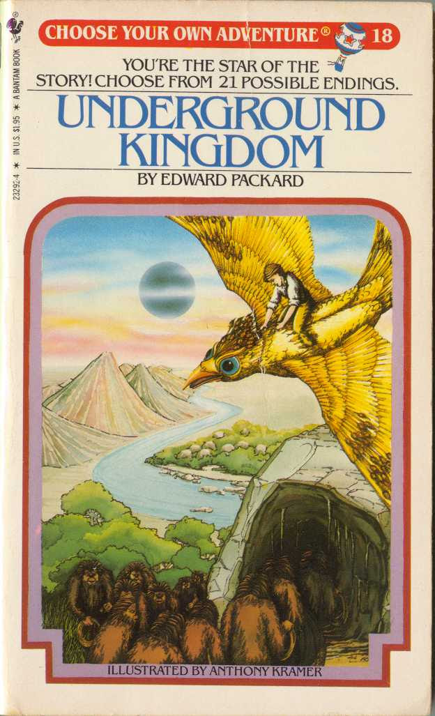 Image result for underground kingdom choose your own adventure image
