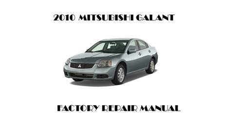 Download 2010 Mitsubishi Galant Owners Manual