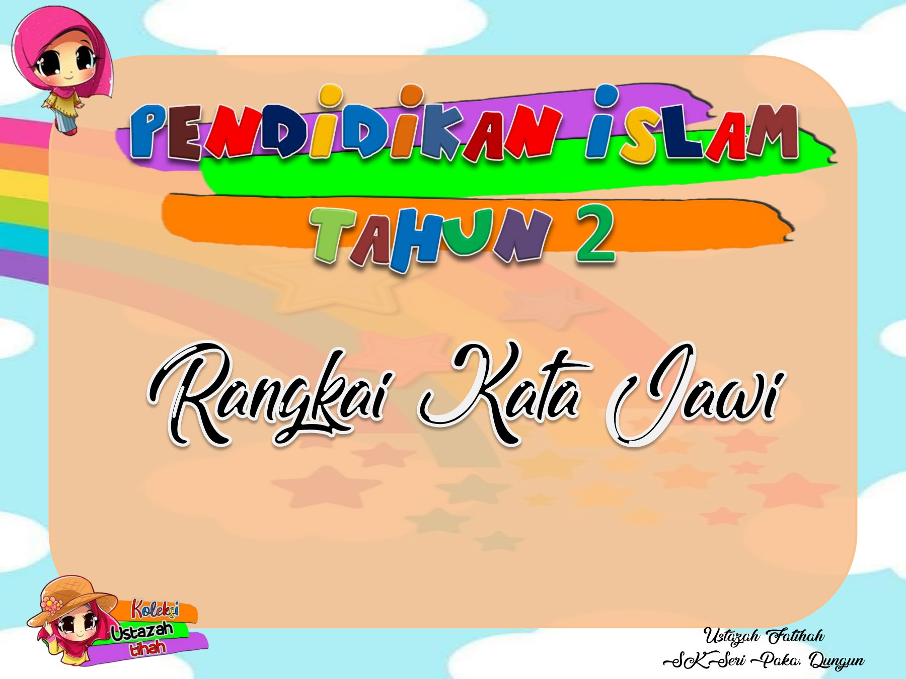 Bbm Jawi Tahun 2 Rangkai Kata