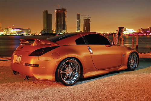 Nissan 350z on SEVAS WHEELS R 77, originally uploaded by GREATONE!