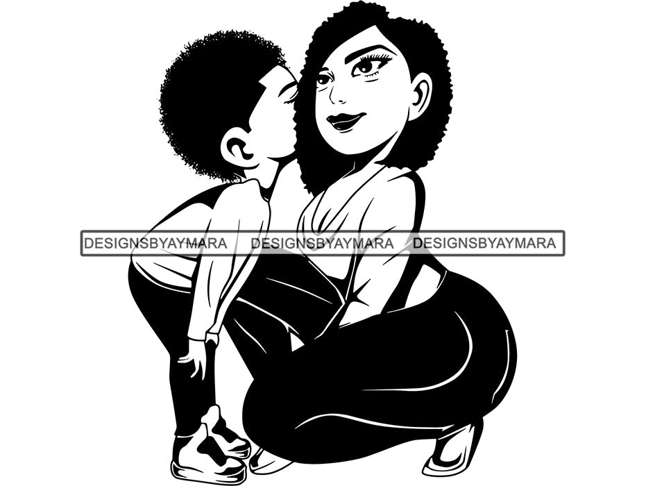 Download Free Svg African American Toddler Girl? File For Cricut