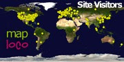 Locations of Site Visitors