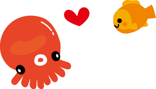 海の生き物のイラスト 無料イラストフリー素材