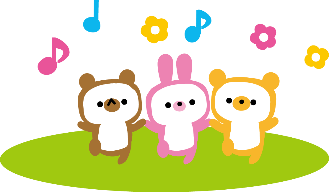 リトミックのイラスト 音楽 無料イラスト
