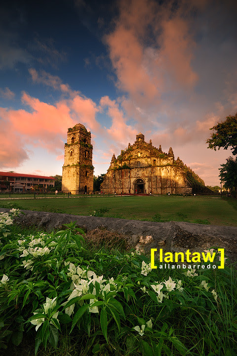 Paoay Church at Sundown