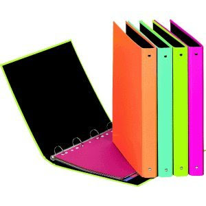 Aulfes Ringbuch TREND, DIN A4, lime, 4-Ring, 20608-75