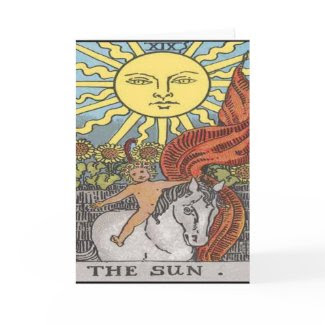 P.C. Smith Tarot: &#39;The Sun&#39; 

Card