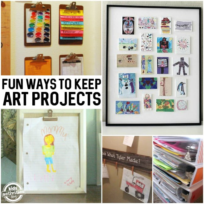Fun Ways to Keep Art Projects