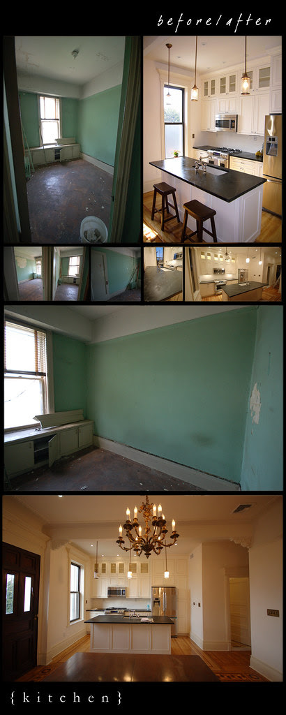 before after kitchen