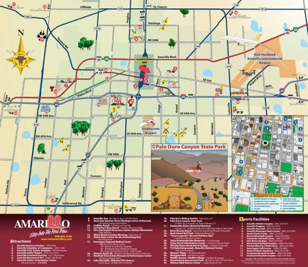 map of amarillo texas Attractions In Amarillo Texas Map Amarillo Tx Mappery map of amarillo texas