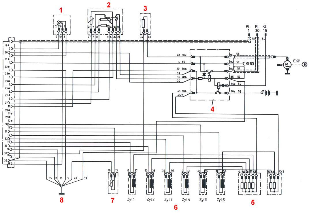 Stromlaufplan Motorsteuerung