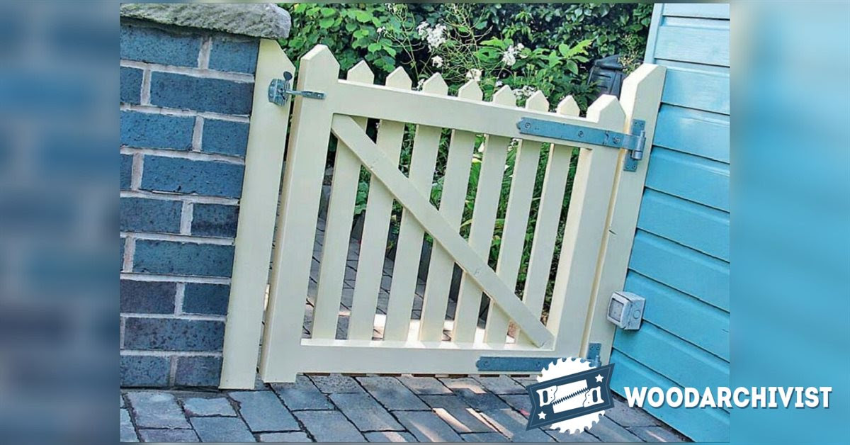 Wooden Garden Gates Plans • WoodArchivist