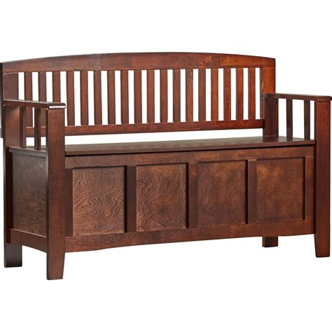 charlton home bush creek solid wood storage entryway bench