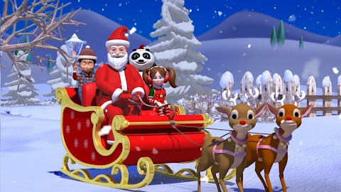 Jingle bells  Christmas song with Santa Claus  Nursery 