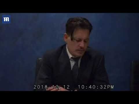 New video of Johnny Depp describing how he had his "finger chopped of by this woman who was my wife" - Amber Heard had previously claimed that he himself had injured his finger by punching a wall
