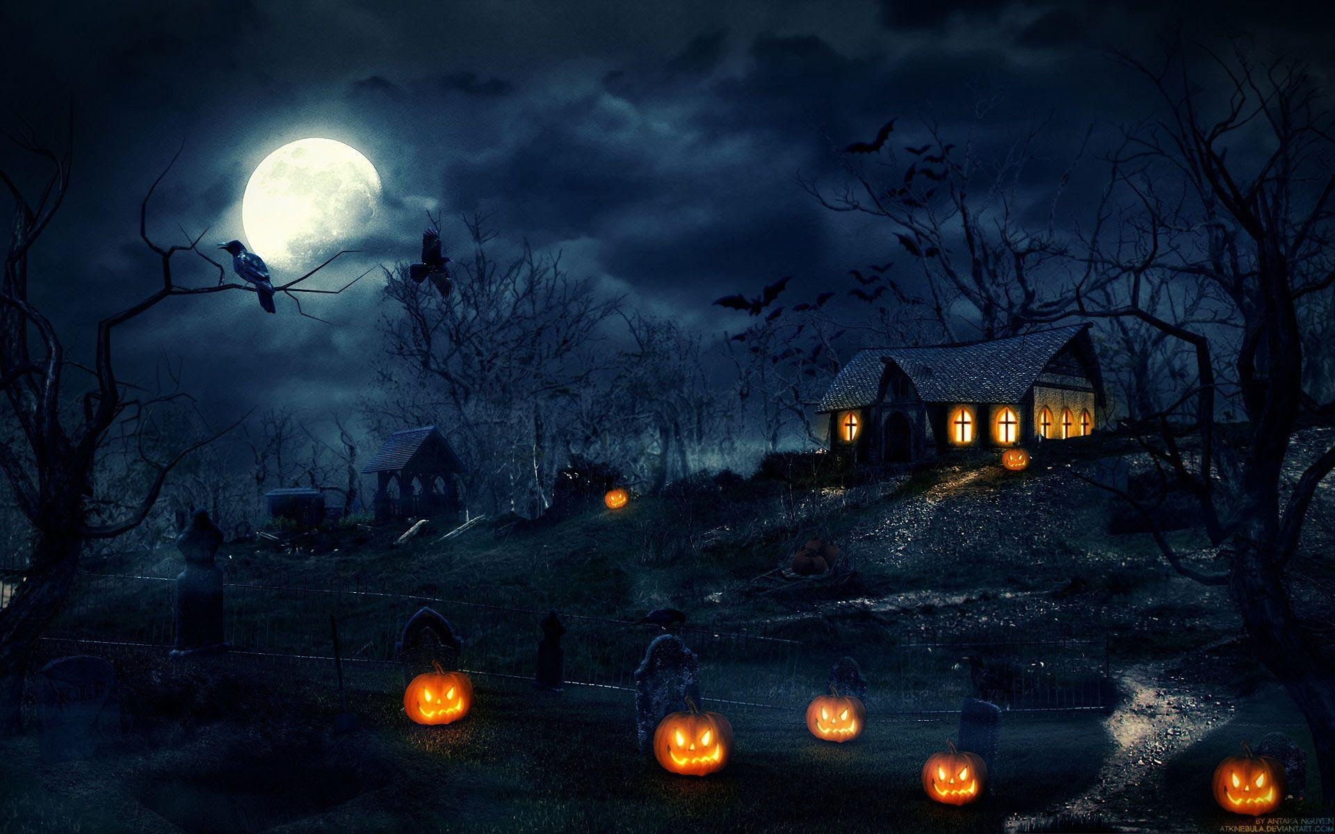 Scary Halloween Wallpapers HD  Wallpaper Cave