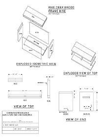 5-Frame Nucleus Beehives Beesource Beekeeping