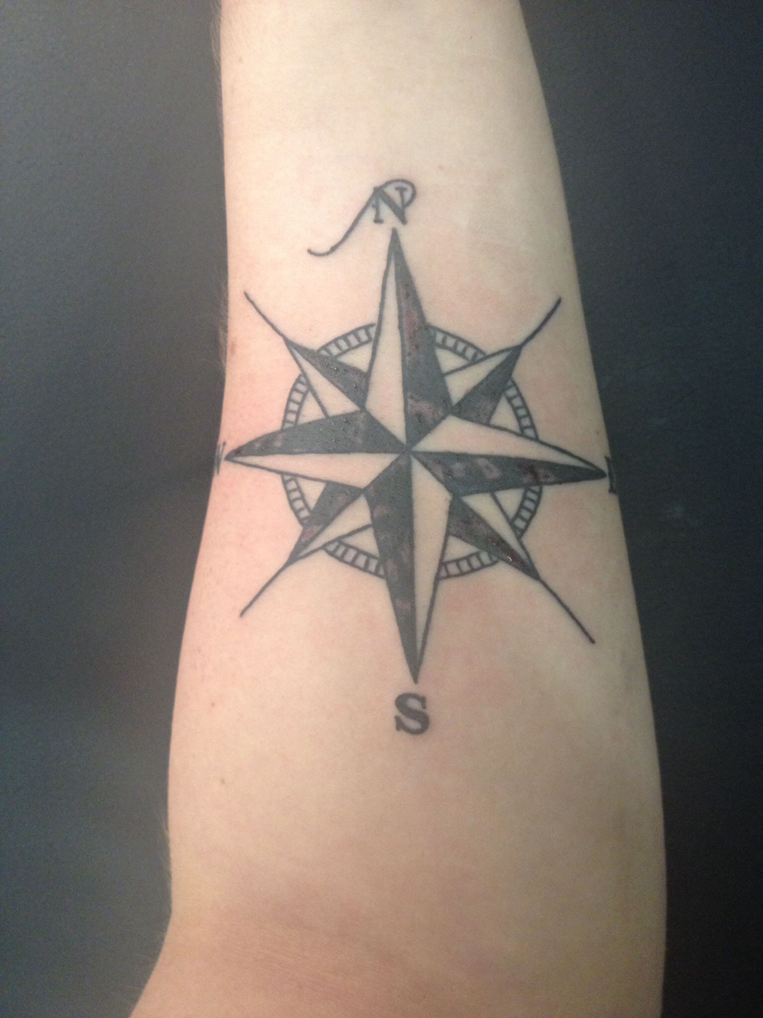 My Compass Tattoo Meaning That Never Lookse Direction In Life