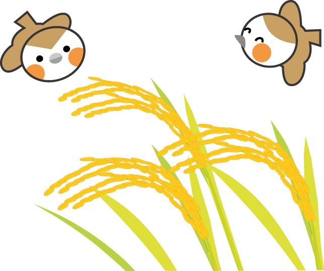 稲 新米 秋のイラスト 無料イラスト