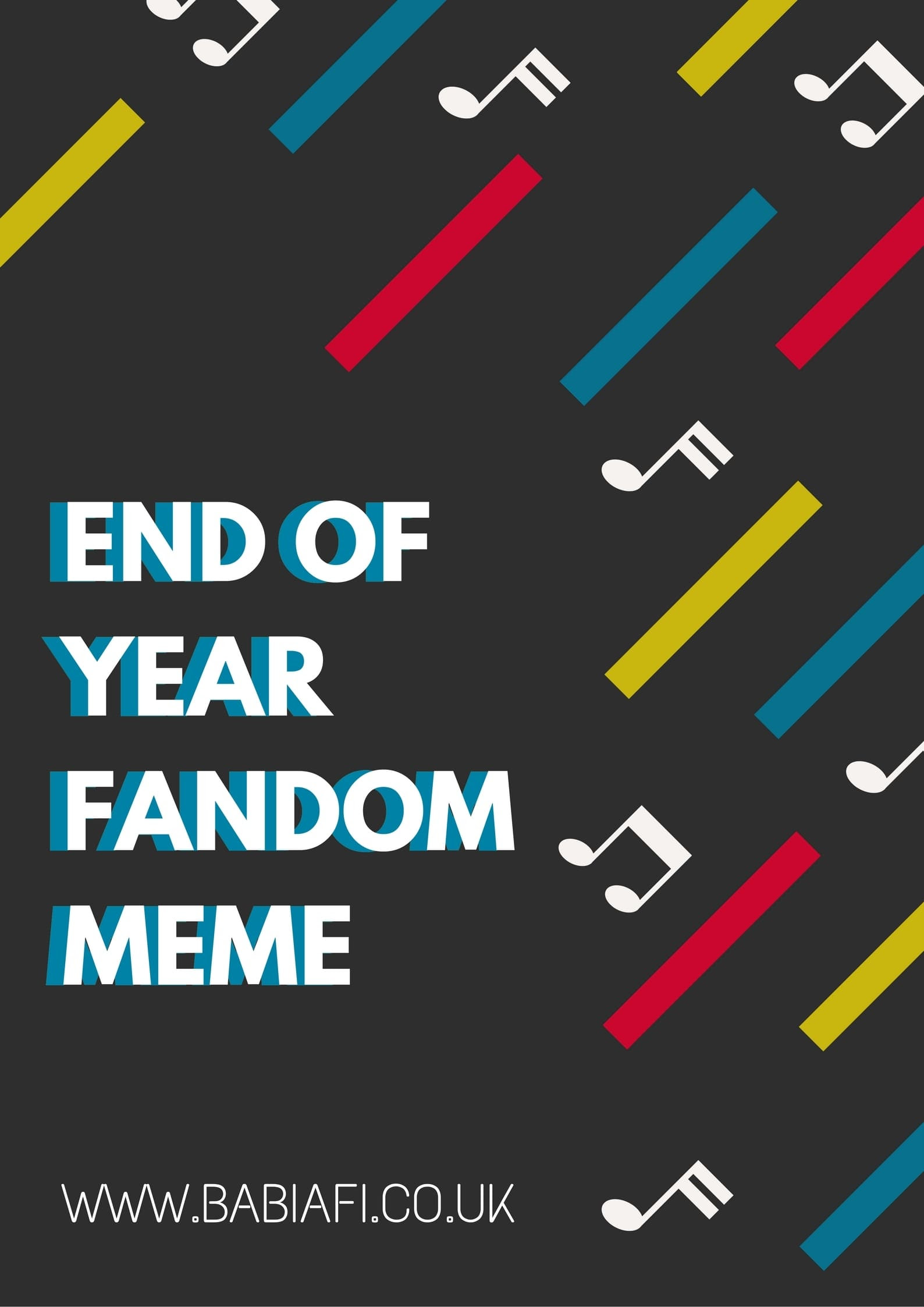End of Year Fandom Meme