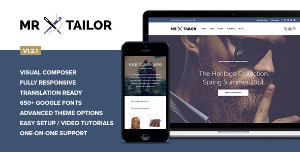 Mr. Tailor v1.2.1 - Retina Responsive WooCommerce Theme
