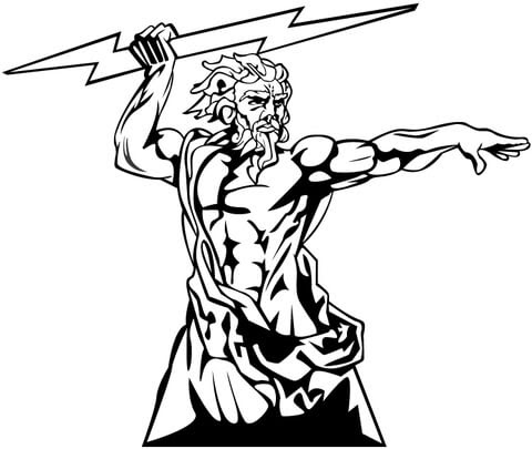 Click the Zeus The God Of Olympia coloring page to view printable version.