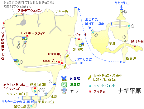 攻略04 ナギ平原について攻略