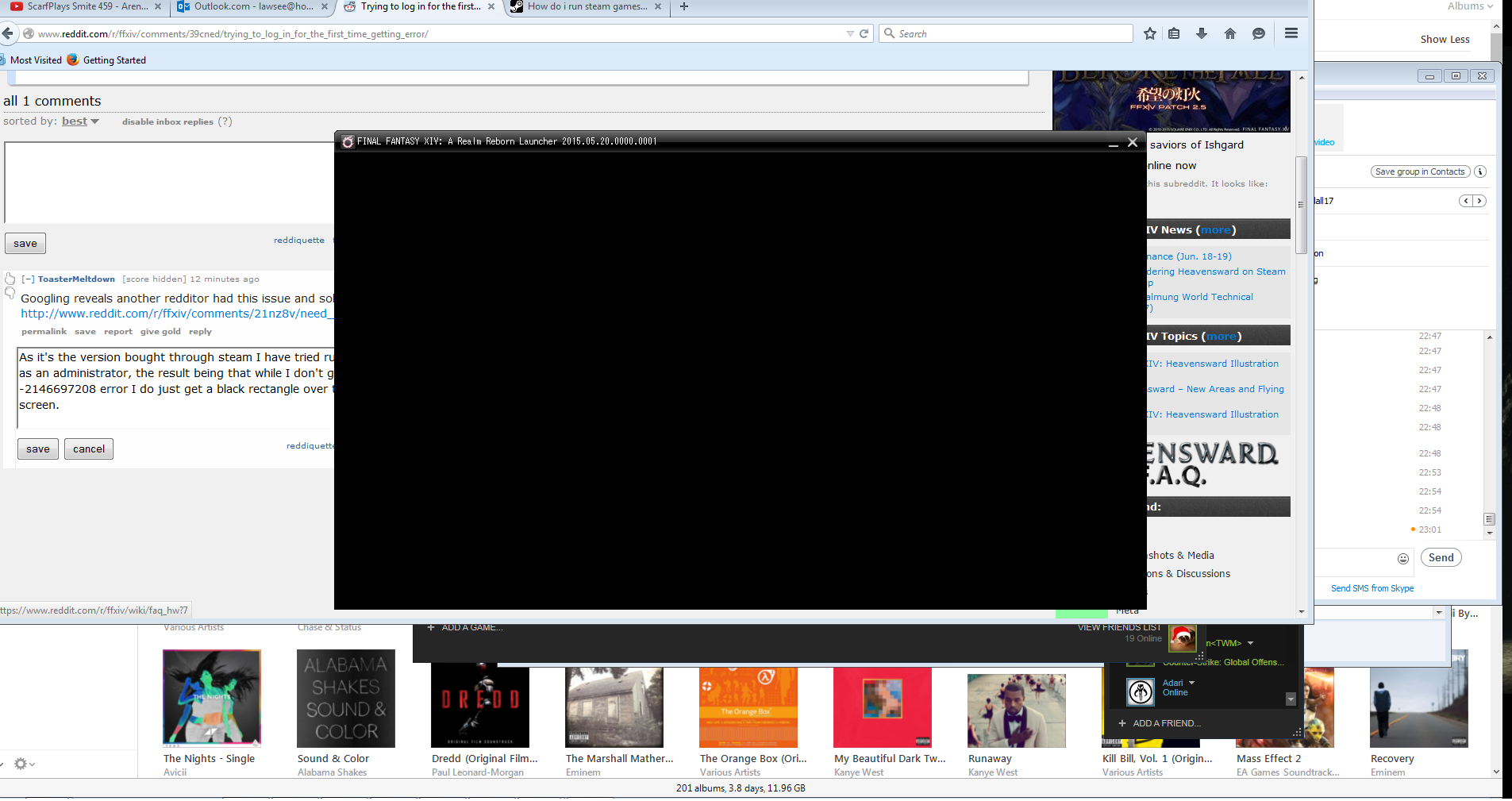 Trying To Log In For The First Time Getting Error Code 2146697208 R Ffxiv