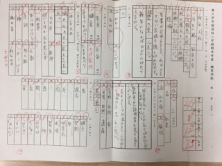 中3国語二学期期末テスト 向田塾