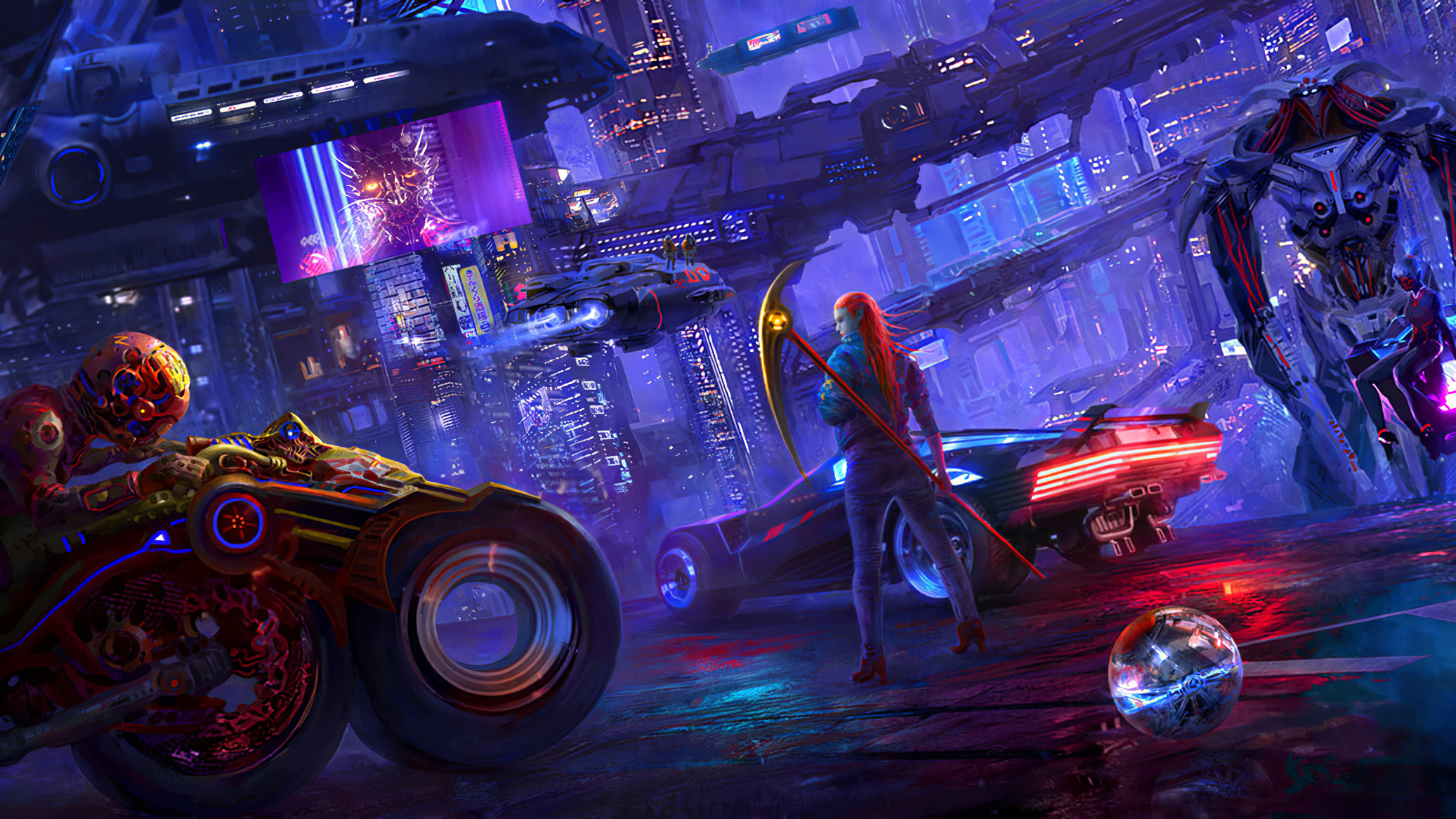 Cyberpunk 2077 Newart, HD Games, 4k Wallpapers, Images, Backgrounds