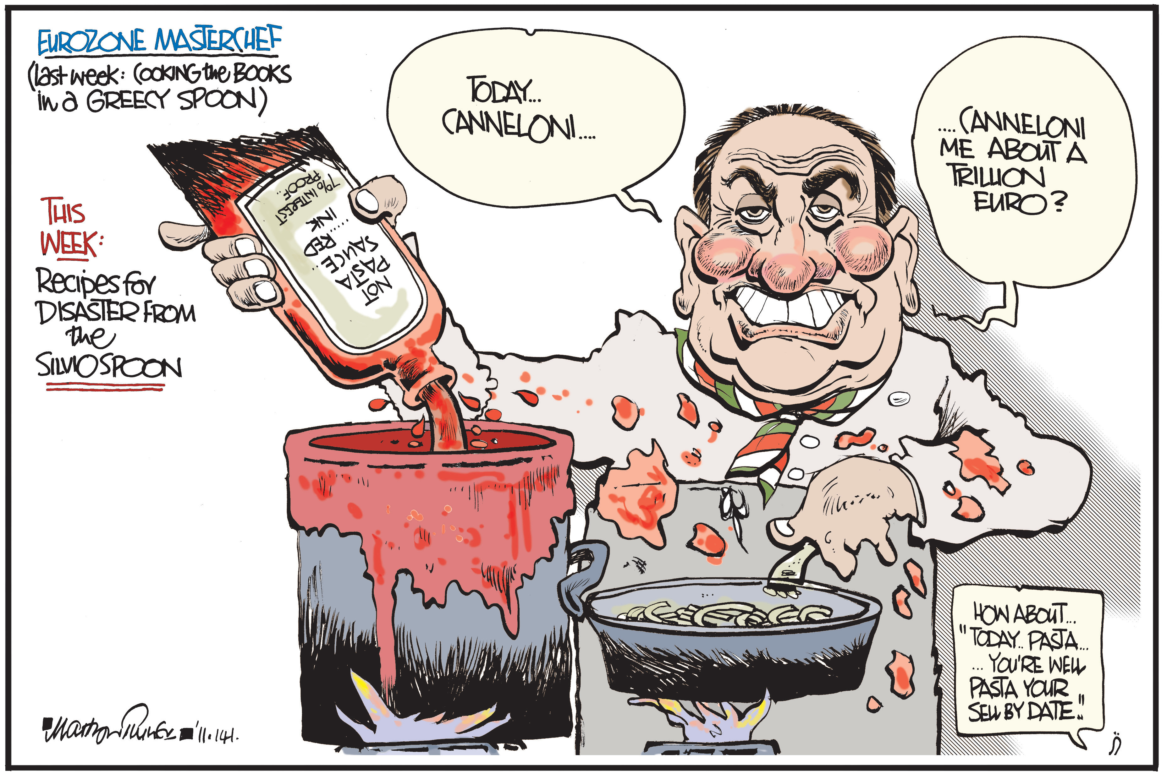 Cartoon by Joe Heller
