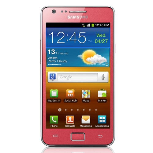 Ccrausch Samsung Gt I9100 Galaxy S Ii Unlocked Quad Band 3g Gsm Phone With Android 4 3 Inch Touchscreen 8mp Camera And Gps Pink For Sale