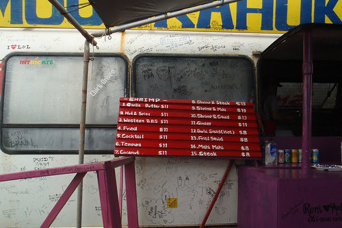 Truck menu and Graffiti