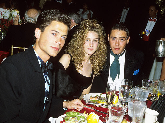 Rob Lowe Sarah Jessica Parker And Robert Downey Jr At The Academy