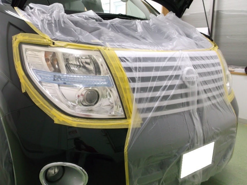 ヘッドライトミガキ バージョン３ ハードコート除去 エルグランド