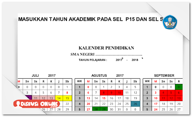 Aplikasi Pembuatan Kalender Akademik Pendidikan Otomatis