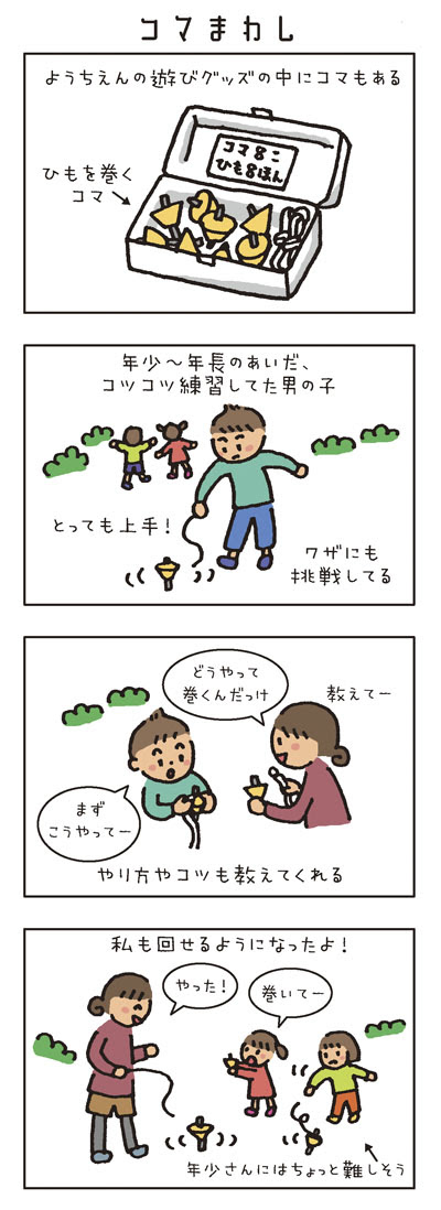 コマまわし りすあな