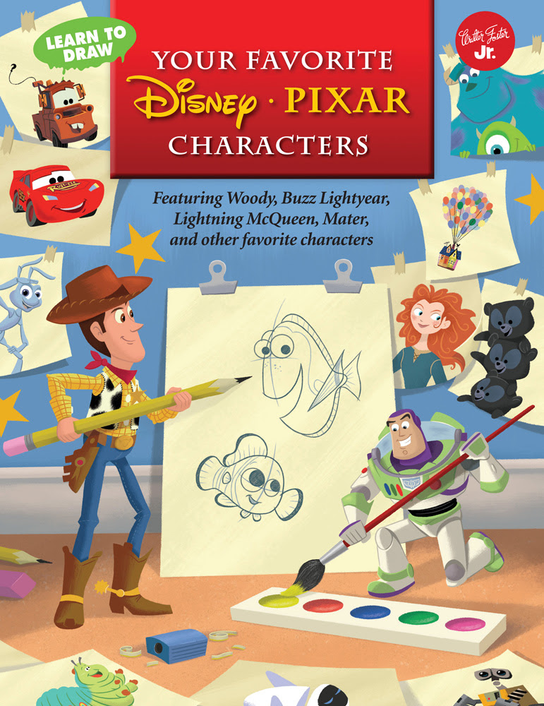 Learn to Draw Your Favorite Disney Pixar Characters 