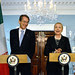 Secretary Clinton and Italian Foreign Minister Italian Foreign Minister Giulio Terzi di Sant'Agata Address Reporters