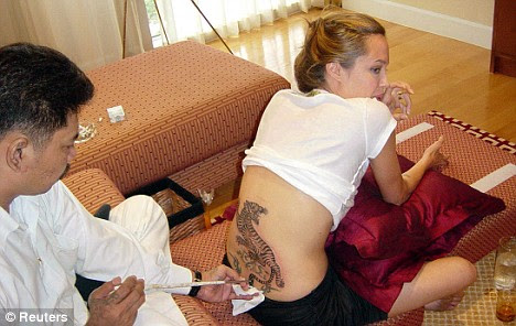 Musicians have long adored tattoos: Janis Joplin had a floral tattoo 