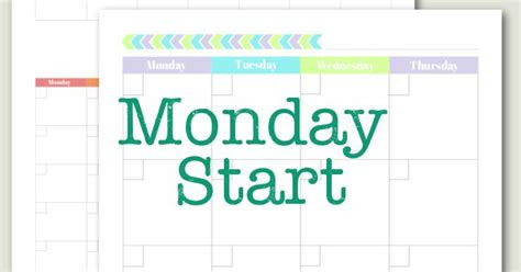  31 days 31 printables day 24 even more blank monthly calendars