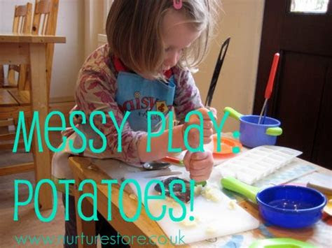 sensory play  potatoes