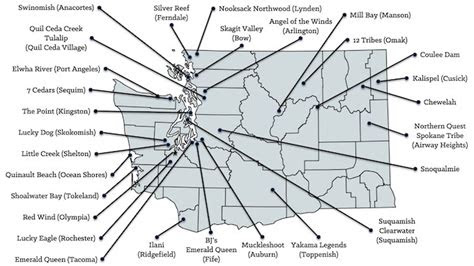 Casino In Washington State Map