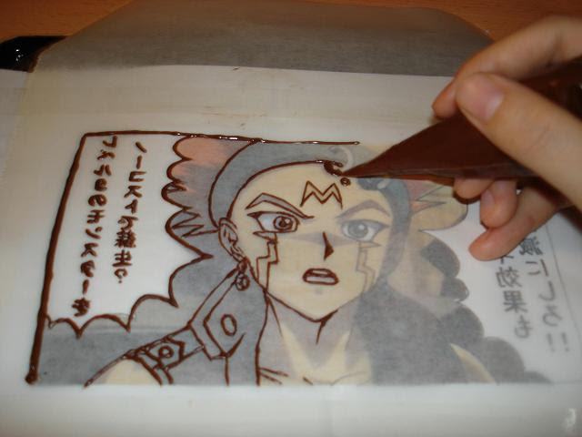 チョコ絵の描き方その二 ルナティック チョコレート 楽天ブログ