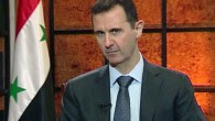 Syrian President Bashar Assad in an image from video broadcast on Syrian state television Wednesday, April 17, 2013 (photo credit: AP)