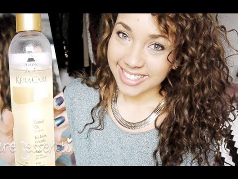 Styling my big curly hair! ♡ Wet to dry - YouTube