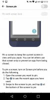 Screen pinning - LG G6 review