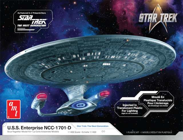 AMT 1/1400 U.S.S. Enterprise NCC-1701-D (AMT1429) Color Guide & Paint Conversion Chart