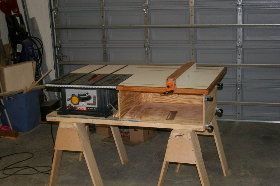 Table Saw Station Plans