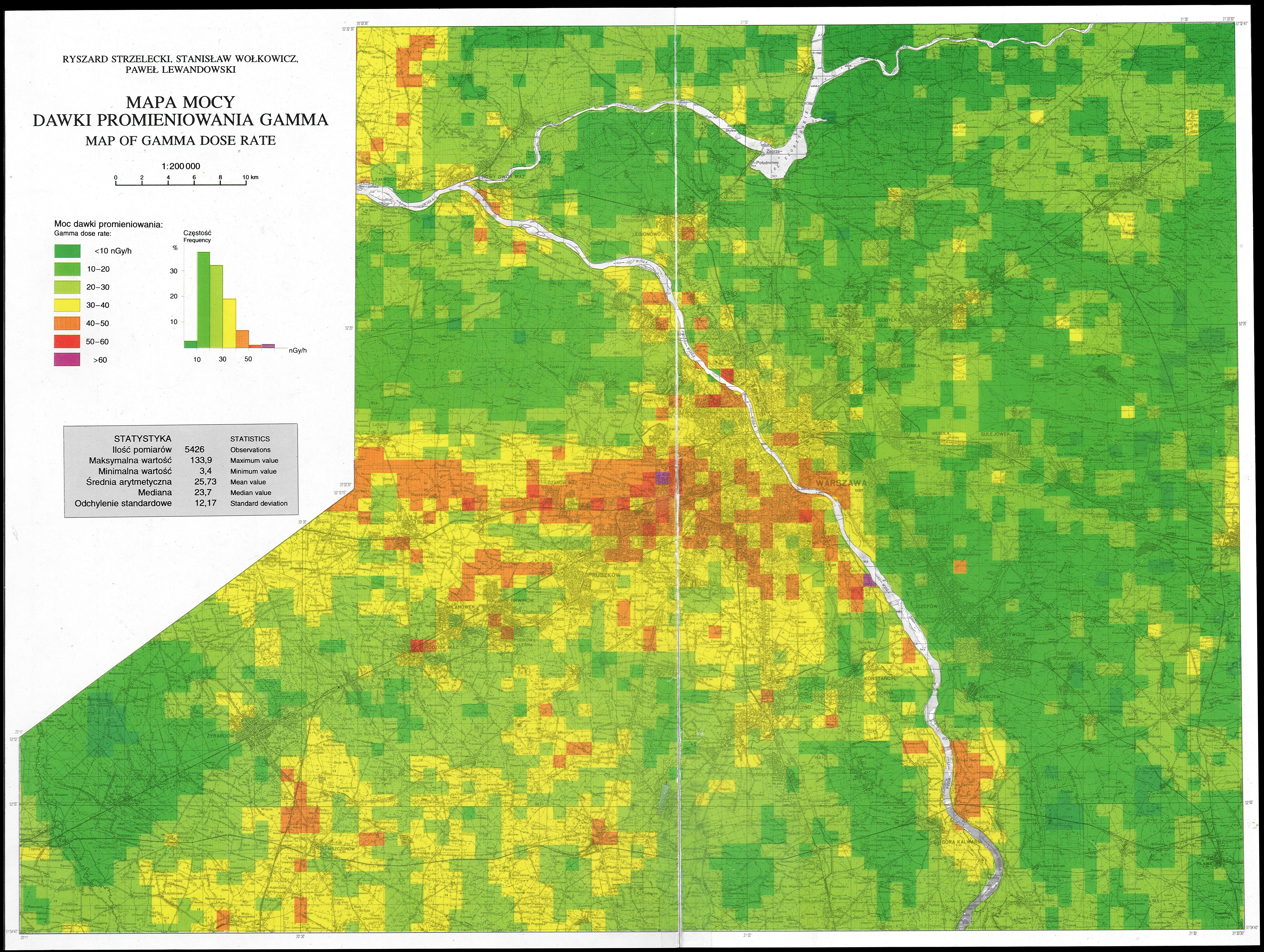 mapa geograficzna warszawy Polska | Narodowe Centrum Badań Jądrowych